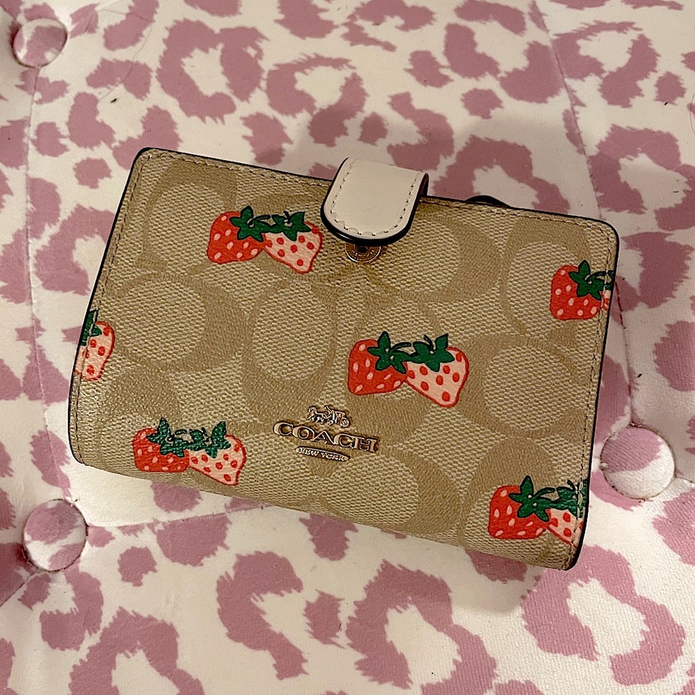 Strawberry Coach Wallet